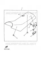 SELLE voor Yamaha YFM350X 1988
