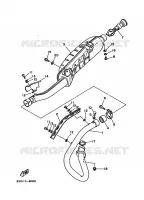 UITLAAT voor Yamaha YFM350X 1988