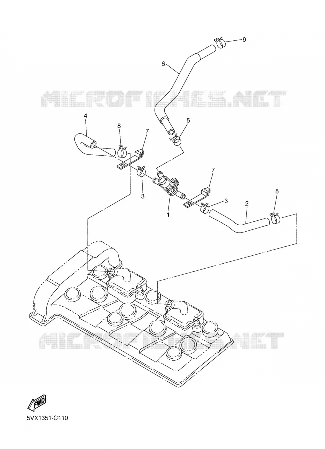 AIR INDUCTION SYSTEM AIS Yamaha MOTO 600 2006 FAZER ABS  FZ6-SA