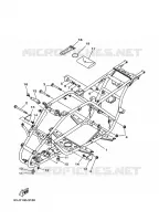 FRAME voor Yamaha YFA1 2004
