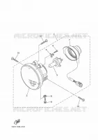KOPLAMP voor Yamaha YFM300 2012
