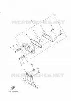 ACHTERLICHT voor Yamaha YFM300 2012
