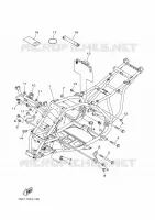 FRAME voor Yamaha YFM300 2012