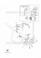 STUURSCHAKELAAR / HEVEL voor Yamaha YFM300 2012