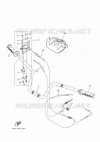 STUUR / KABEL voor Yamaha YFM300 2012
