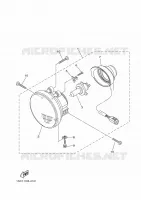 KOPLAMP voor Yamaha YFM300 2013