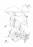 REMPOMP ACHTER voor Yamaha YFM300 2013