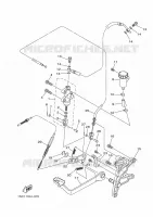 REMPOMP ACHTER voor Yamaha YFM300 2013