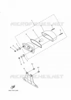 ACHTERLICHT voor Yamaha YFM300 2013