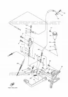 REMPOMP ACHTER voor Yamaha YFM300 2013