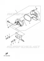 ACHTERLICHT 2 voor Yamaha YFM350R 2006
