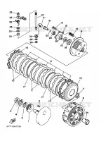 STARTMOTOR KOPPELINGS voor Yamaha YFM350R 2011