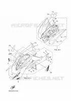 STICKER / LABEL 3 voor Yamaha YFM350R 2011