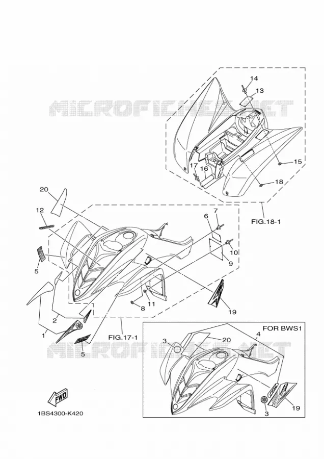 STICKER / LABEL 1 Yamaha QUAD 350 2011 RAPTOR  YFM350 YFM35RA YFM350R
