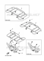 BUMPER voor Yamaha BRUIN 350 2WD 2004