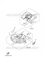 STICKER / LABEL 1 voor Yamaha BRUIN 350 2WD 2004