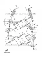 OPHANGING / WIEL VOOR voor Yamaha YFM350A 2009