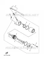 STARTMOTOR voor Yamaha YFM350AS  2006