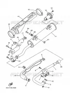 UITLAAT voor Yamaha BRUIN 350 4WD 2005