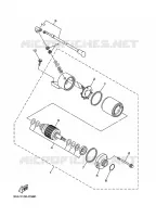 STARTMOTOR voor Yamaha YFM350FWA 2011