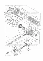 AANDRIJFAS voor Yamaha YFM350FWAN 2007