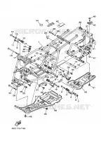 FRAME voor Yamaha YFM350FWAN 2007