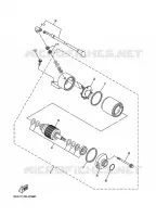 STARTMOTOR voor Yamaha YFM350FWAN 2007