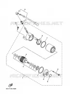 STARTMOTOR voor Yamaha YFM350FWAN 2007