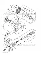 AANDRIJFAS voor Yamaha YFM350FW-X 1999