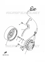 DYNAMO 1 voor Yamaha YFM350FW-X 1999