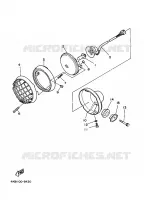 KOPLAMP voor Yamaha YFM350FW-X 1999