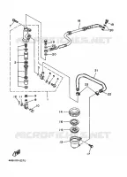 REMPOMP ACHTER voor Yamaha YFM350FW-X 1999