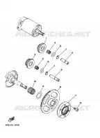 STARTMOTOR KOPPELINGS voor Yamaha YFM350FW-X 1999