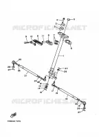 STUUR voor Yamaha YFM350FW-X 1999