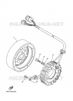 DYNAMO voor Yamaha YFM350X  2003