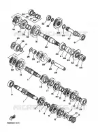 TRANSMISSIE voor Yamaha YFM350X  2003