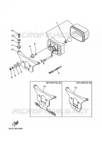 ACHTERLICHT voor Yamaha YFM350X  2004