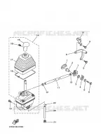 SCHAKEL STANG / PEDAAL voor Yamaha YFM400AN 2004