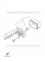 ACHTERLICHT 2 voor Yamaha YFM400FW 2002