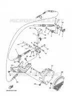 SCHAKEL PEDAAL voor Yamaha YFM400FW 2005