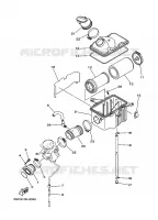INLAAT voor Yamaha YFM400FWAN 2003