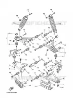 OPHANGING / WIEL VOOR voor Yamaha YFM400FWAN 2004