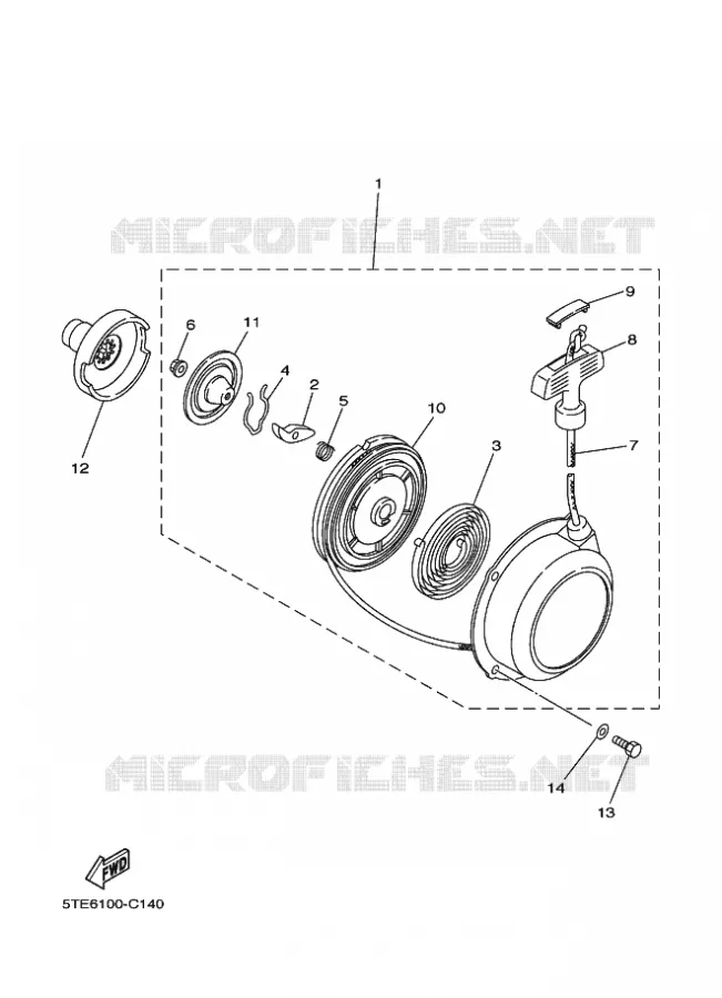 STARTMOTOR Yamaha QUAD 400 2004 KODIAK 4WD  YFM400FWAN YFM400FAS KODIAK 4WD