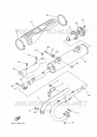 UITLAAT voor Yamaha YFM450FAS  2008