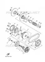 STARTMOTOR KOPPELINGS voor Yamaha YFM450FAS  2008