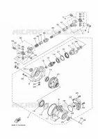 DIFFERENTIEEL VOOR voor Yamaha YFM450FWAD  2011