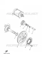 STARTMOTOR KOPPELINGS voor Yamaha YFM450FWAD  2011