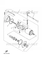 STARTMOTOR voor Yamaha YFM450FWAN  2003