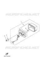 ACHTERLICHT voor Yamaha YFM450FWAN 2005