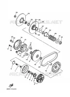STARTMOTOR KOPPELINGS voor Yamaha YFM450FWAN 2005